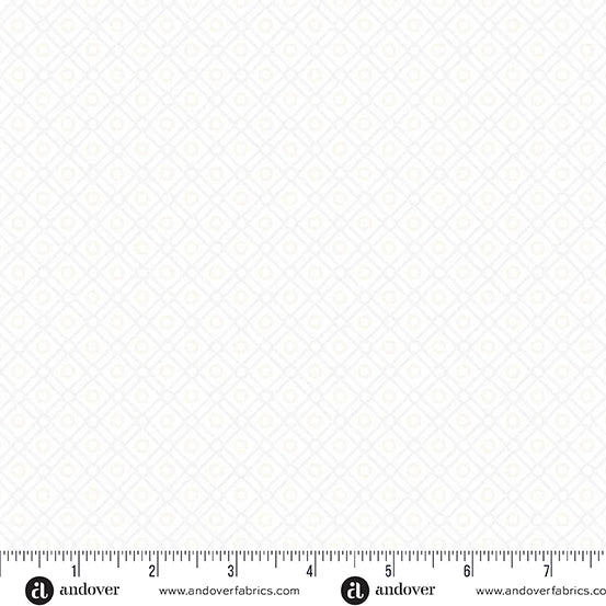 A10450-C - SIMPLY LIGHT - CRISS CROSS - SILVER - ANDOWER FABRICS