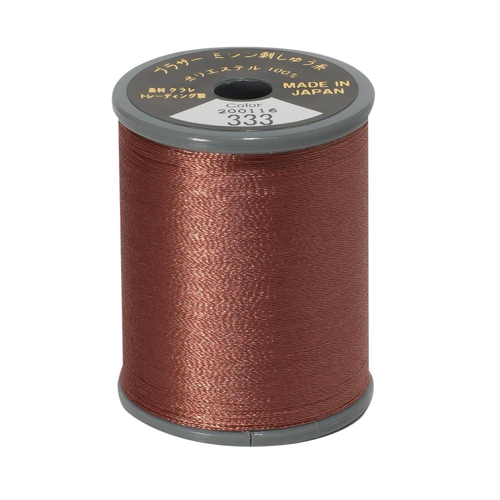 EMBROIDERY THREAD - AMBER RED 333- 50WT - 300M - BROTHER