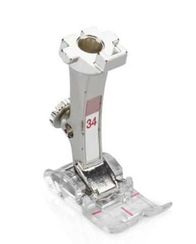 REVERSE PATTERN FOOT - CLEAR SOLE - 5.5mm - #34 - NEW GENERATION - BERNINA - 0307707200