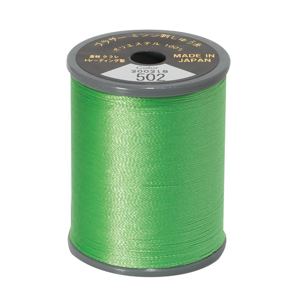 EMBROIDERY THREAD - MINT GREEN 502- 50WT - 300M - BROTHER