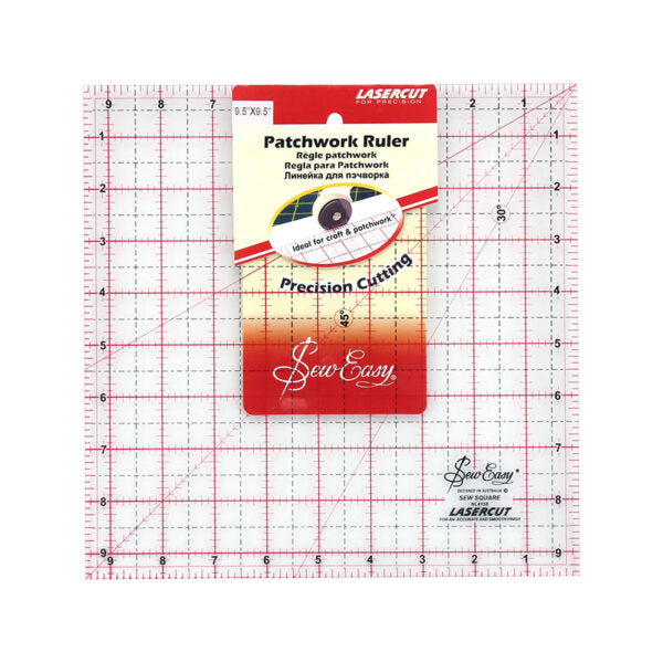 9.5" X 9.5" QUILTING RULER - SEW EASY
