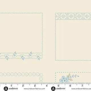 10470-L - INDIGO JEWELED - SPECIAL DELIVERY - LAUNDRY BASKET QUIILTS - ANDOWER FABRICS
