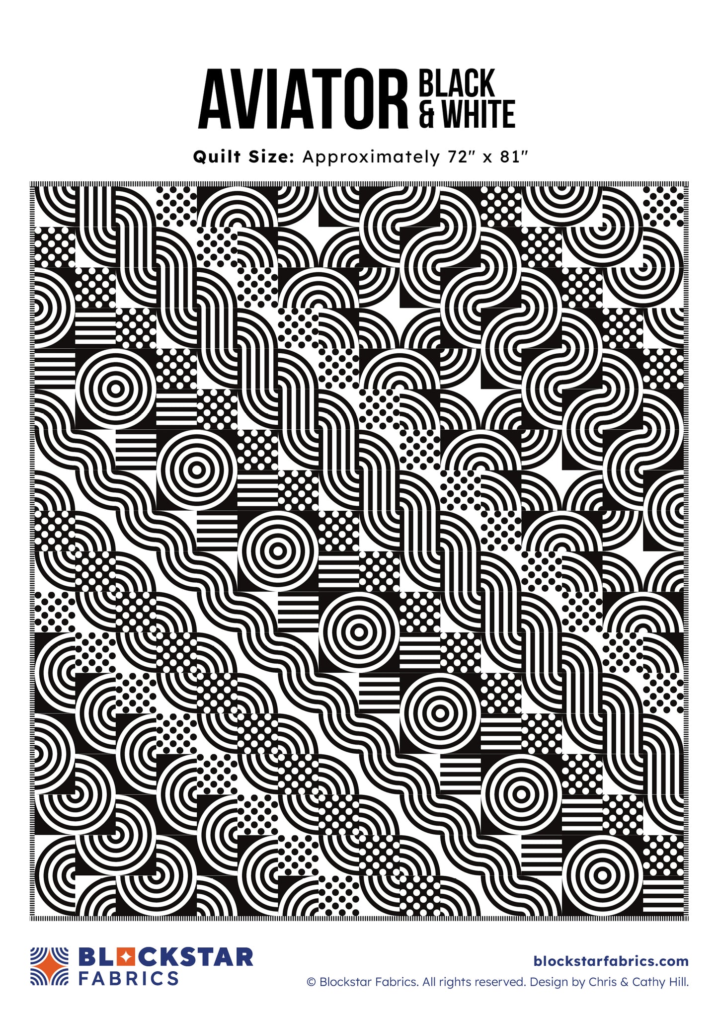 AVIATOR - BLOCKSTAR - CIRCUS FABRIC - PATTERN