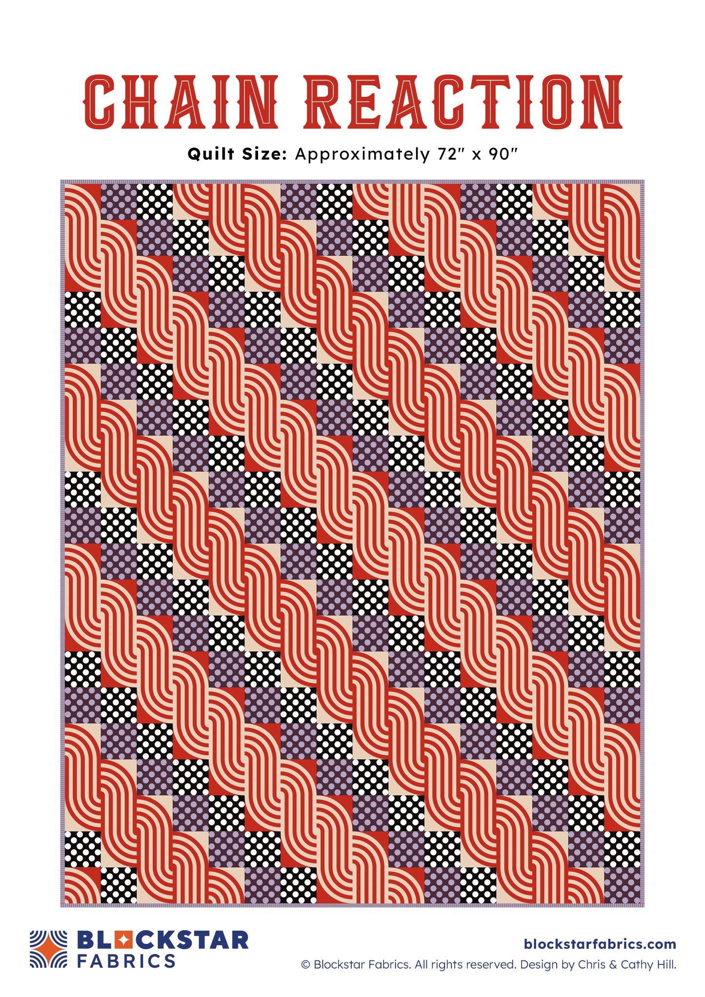 CHAIN REACTION - BLOCKSTAR - CIRCUS FABRIC - PATTERN