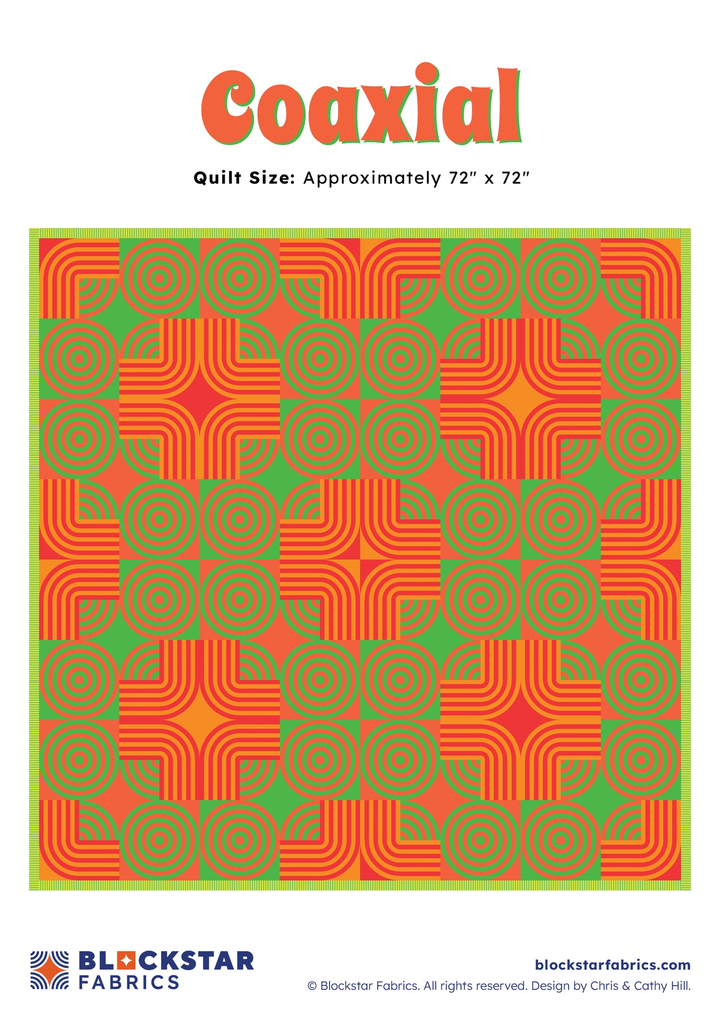 COAXIAL - BLOCKSTAR - CIRCUS FABRIC - PATTERN