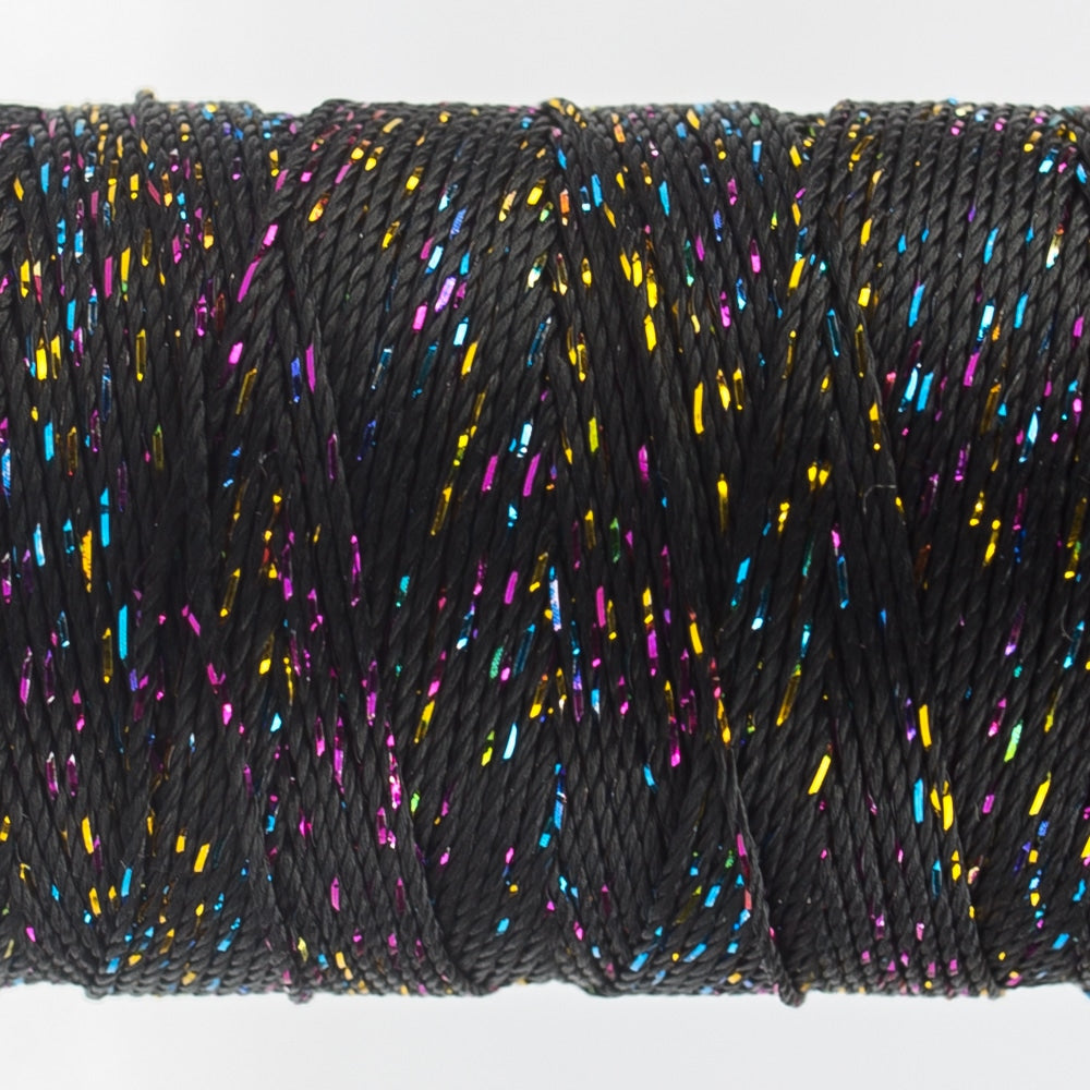 DZ160 - BLACK MULTICOLOR - DAZZLE - 6 PLY - WONDERFIL