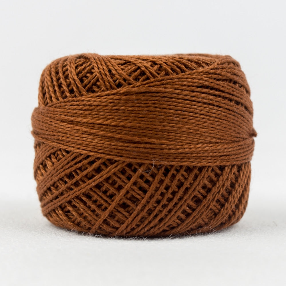 EL5G414 - SADDLE BROWN - ELEGANZA - PERLE 8 - COTTON - 5G - WONDERFIL