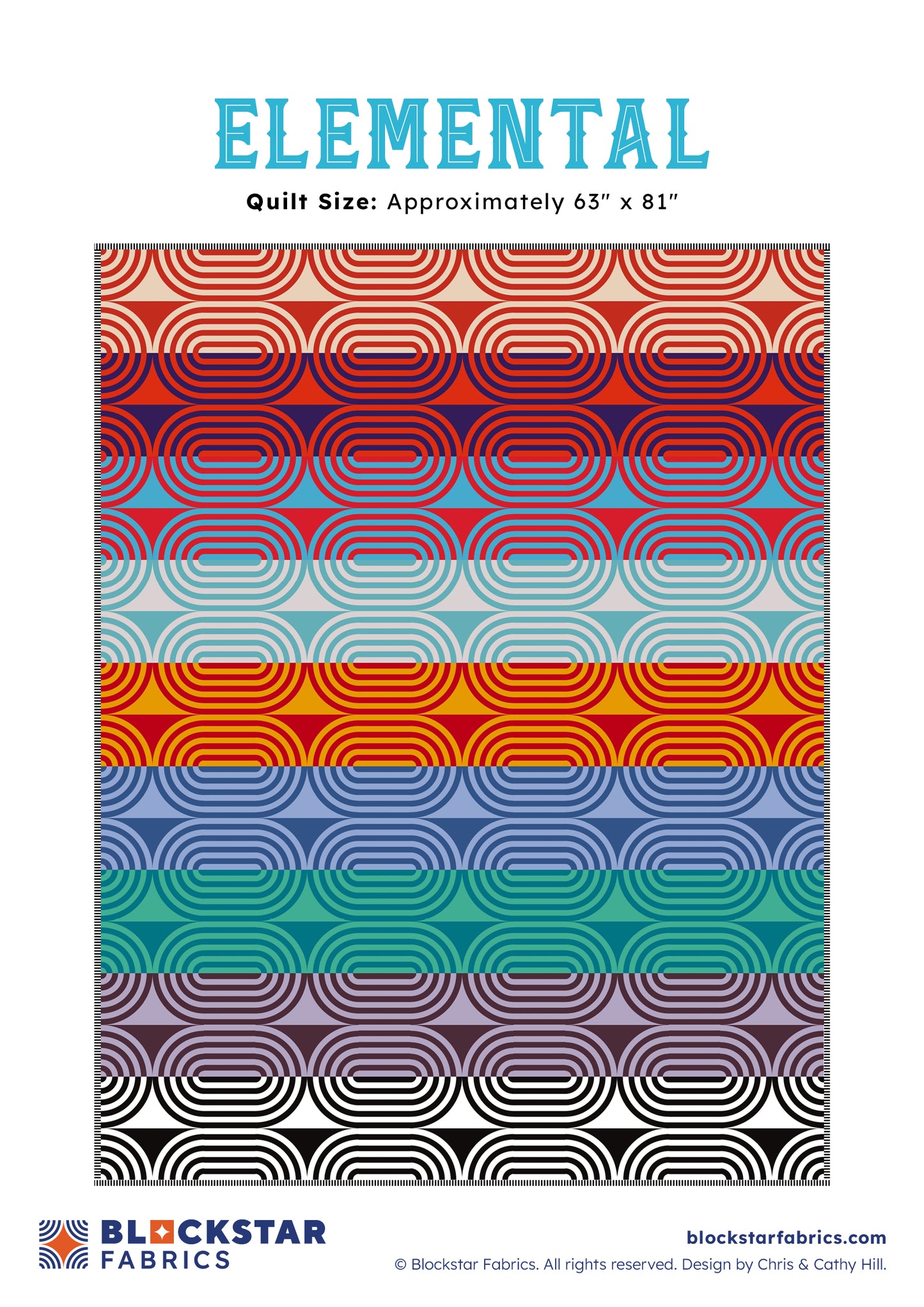 ELEMENTAL - BLOCKSTARS - CIRCUS FABRIC - PATTERN