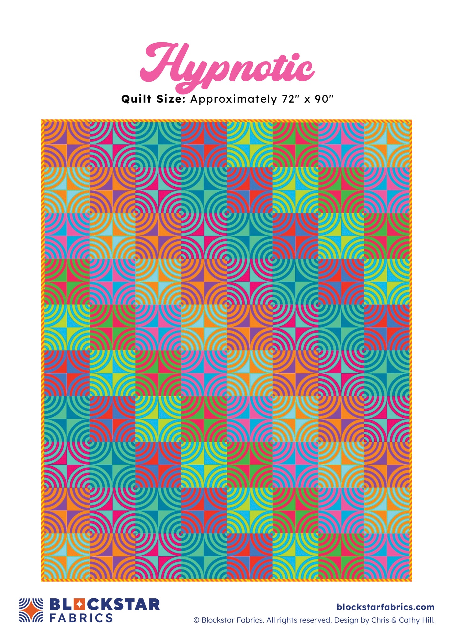 HYPNOTIC - BLOCKSTAR - CIRCUS FABRIC - PATTERN