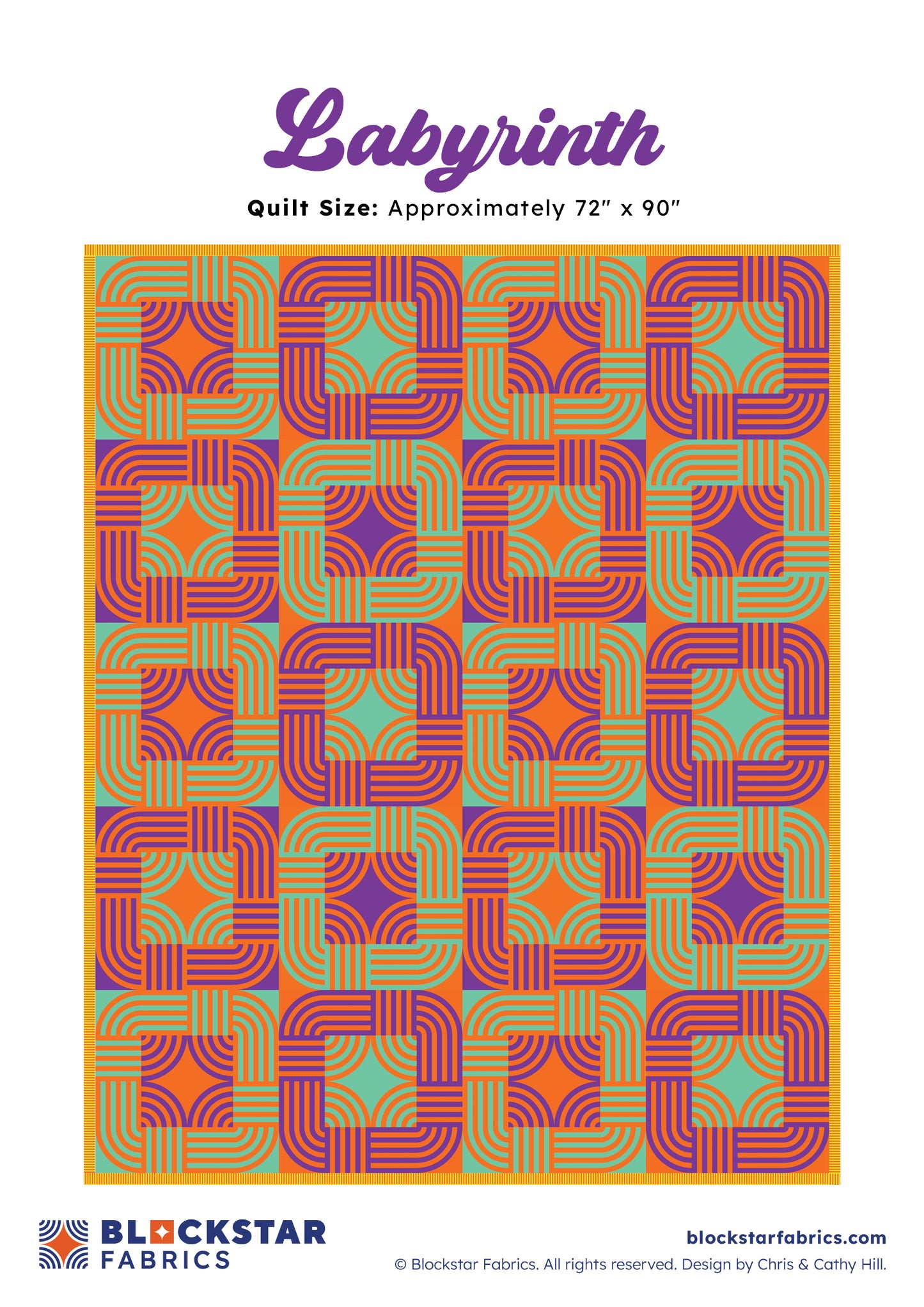 LABYRINTH - BLOCKSTAR - CIRCUS FABRIC - PATTERN