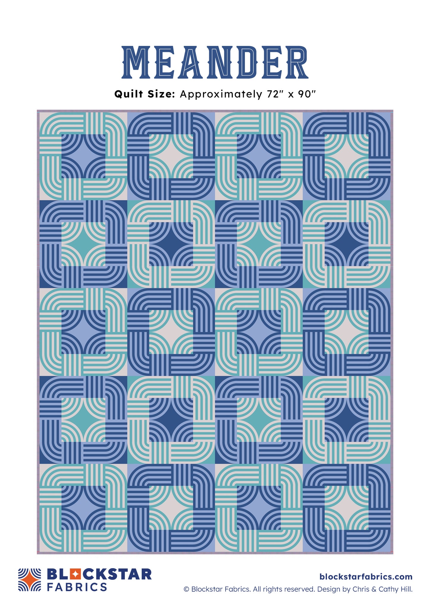 MEANDER - BLOCKSTAR - CIRCUS FABRIC - PATTERN