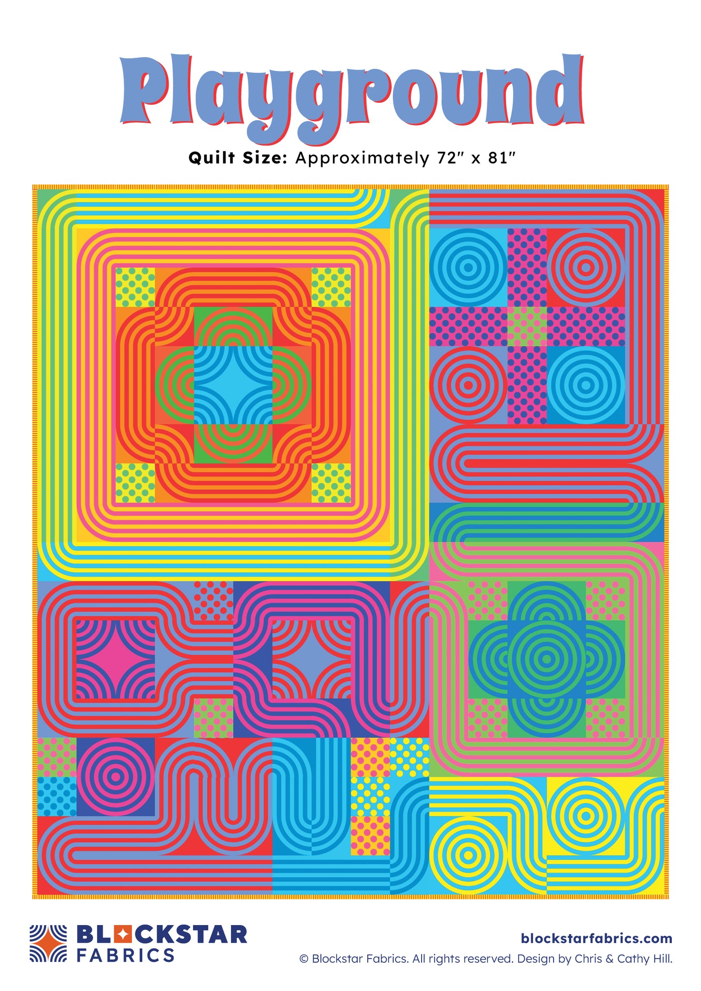 PLAYGROUND - BLOCKSTARS - CIRCUS FABRIC - PATTERN