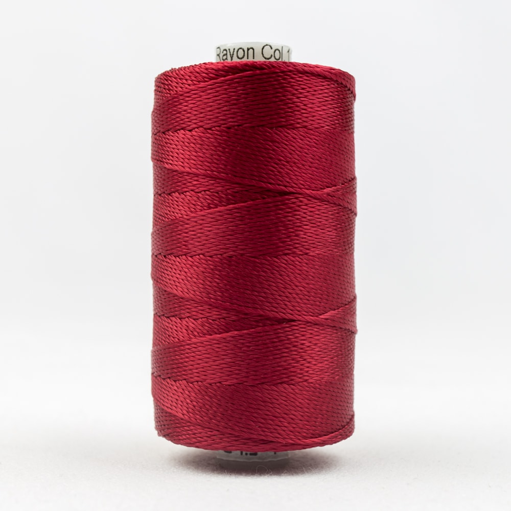 RZ1148 - DARK RED - RAZZLE - 6PLY - RAYON - 229M - WONDERFIL