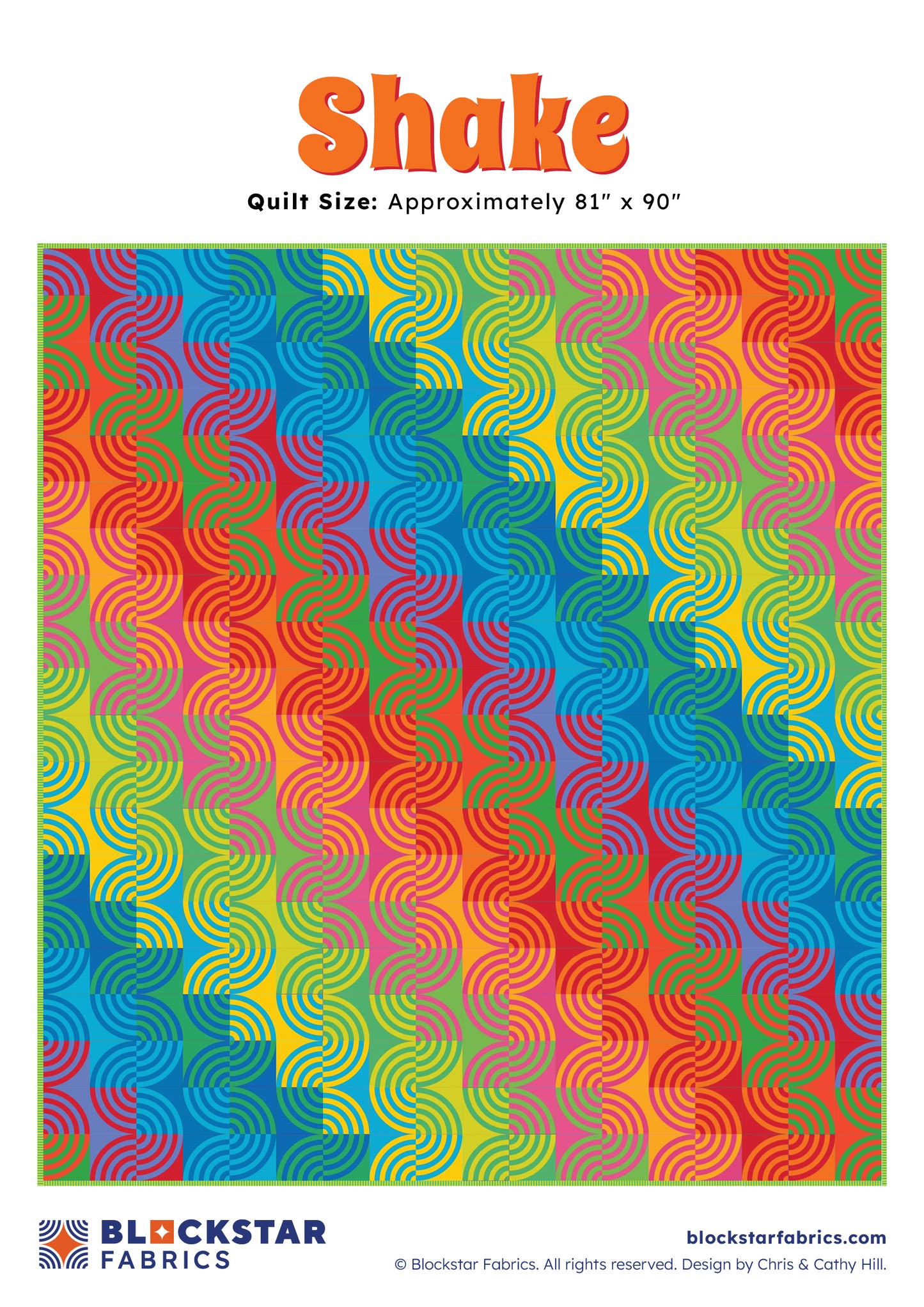 SHAKE - BLOCKSTARS - CIRCUS FABRIC - PATTERN