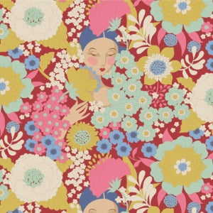 Tilda Wallflower - Wallflower Burgundy