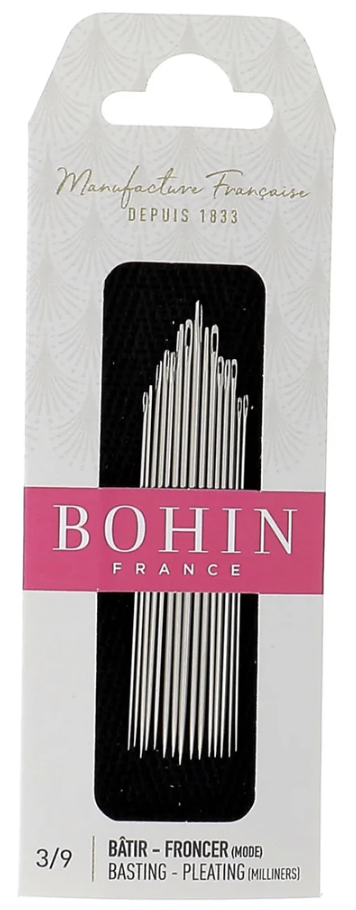 BASTING NEEDLES - SIZE 3/9 - BOHIN