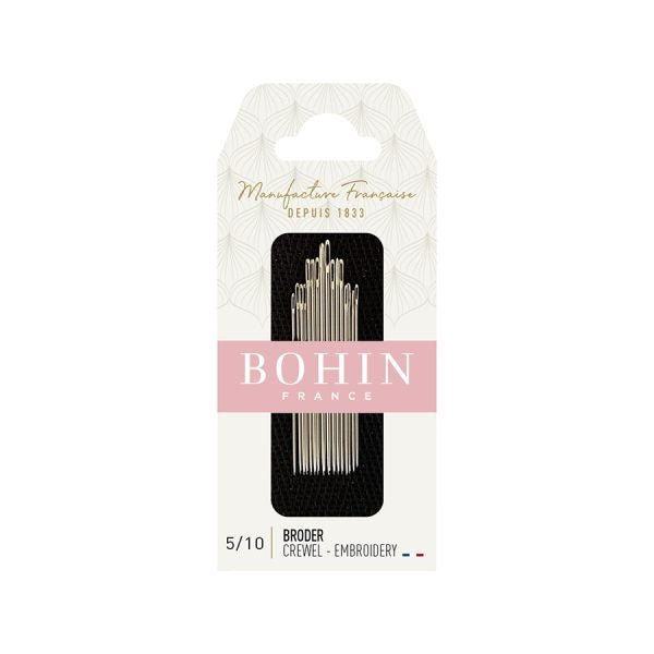 EMBROIDERY NEEDLES - SIZE 5/10 - BOHIN