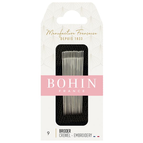EMBROIDERY NEEDLES - SIZE 9 - BOHIN