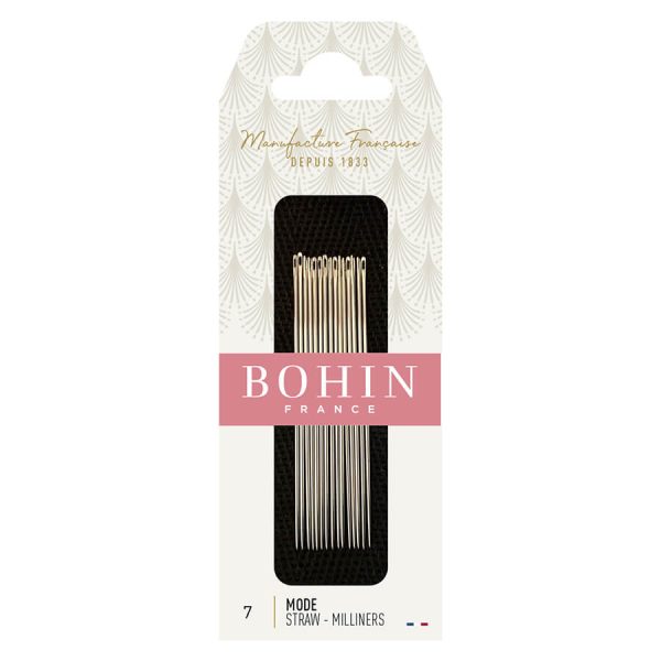 STRAW/MILLINER NEEDLES - SIZE 7 - BOHIN