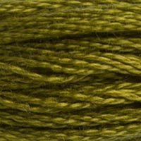 732 - LIGHT BRONZED GREEN - DMC STRANDED EMBROIDERY THREAD