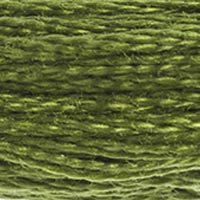 469 - GOLDEN MOSS GREEN - DMC STRANDED EMBROIDERY THREAD