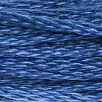 825 - METALIC GENTIAN BLUE - DMC STRANDED EMBROIDERY THREAD