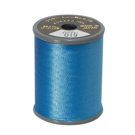 EMBROIDERY THREAD - SKY BLUE 019 - 50WT - 300M - BROTHER