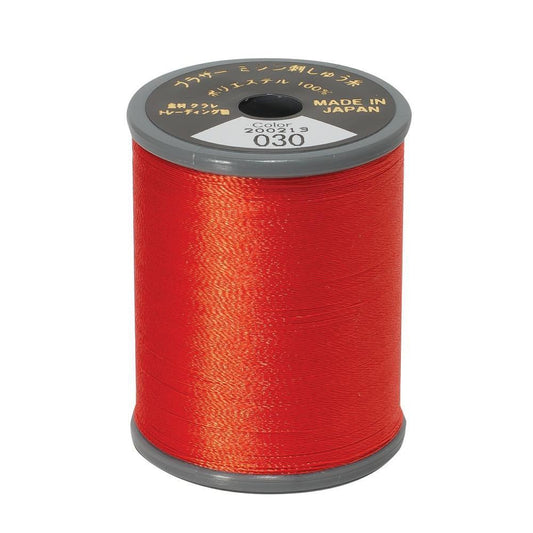 EMBROIDERY THREAD - VERMILLION 030 - 50WT - 300M - BROTHER