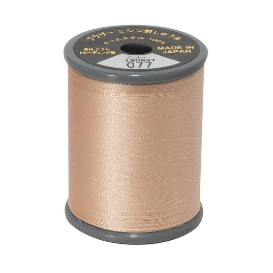 EMBROIDERY THREAD - SALMON PINK 079 - 50WT - 300M - BROTHER