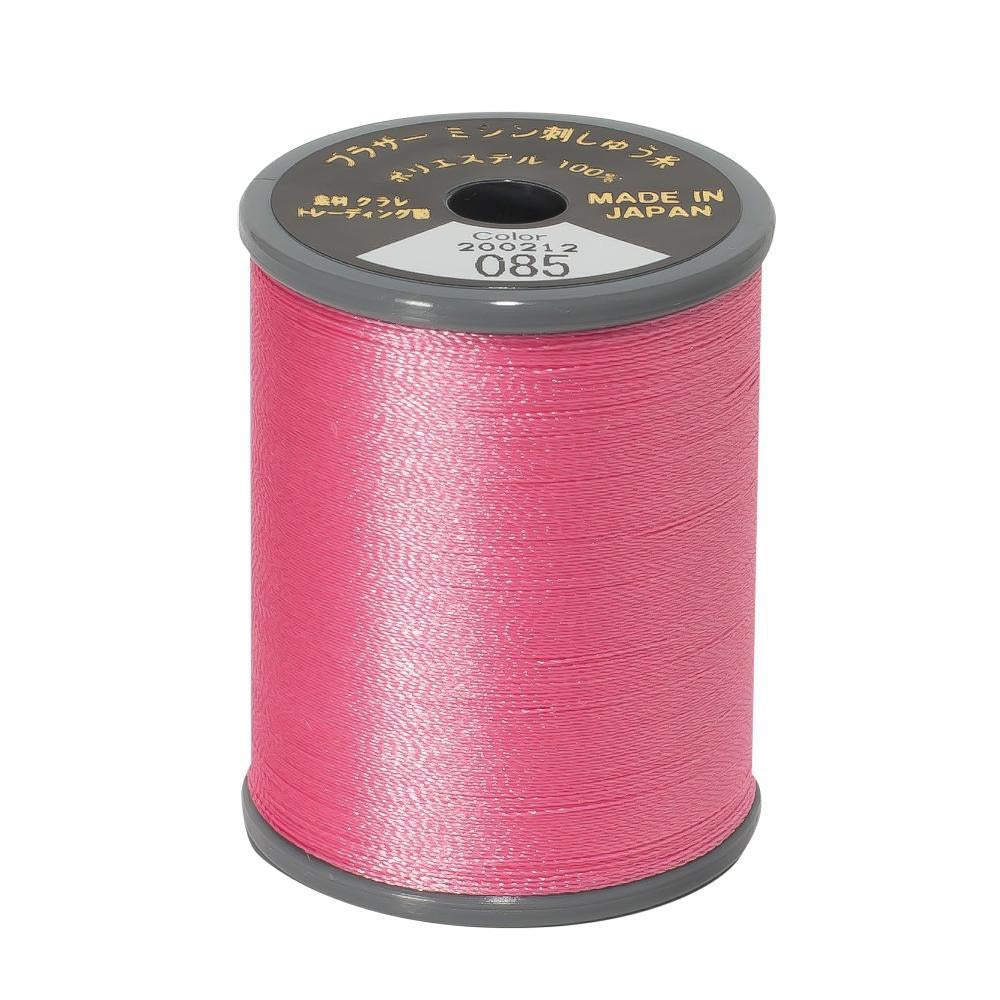 EMBROIDERY THREAD - PINK 085 - 50WT - 300M - BROTHER