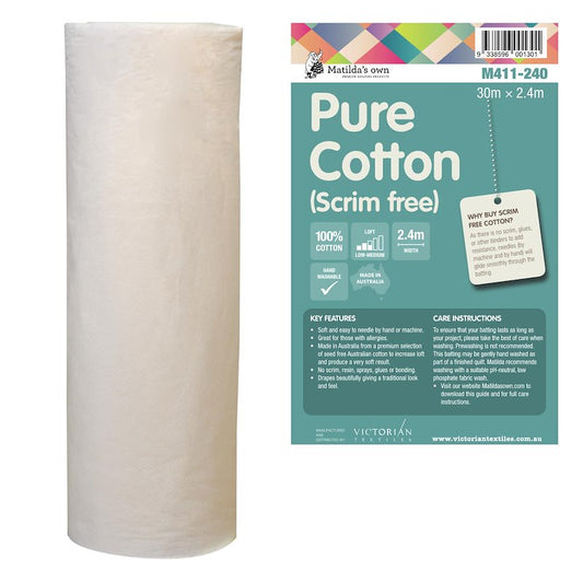 100 % Cotton Wadding