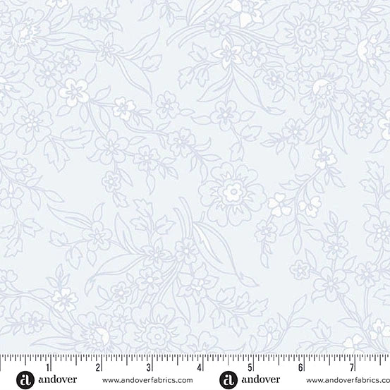 A10445-B - SIMPLY LIGHT - MEADOW - SKY - ANDOWER FABRICS
