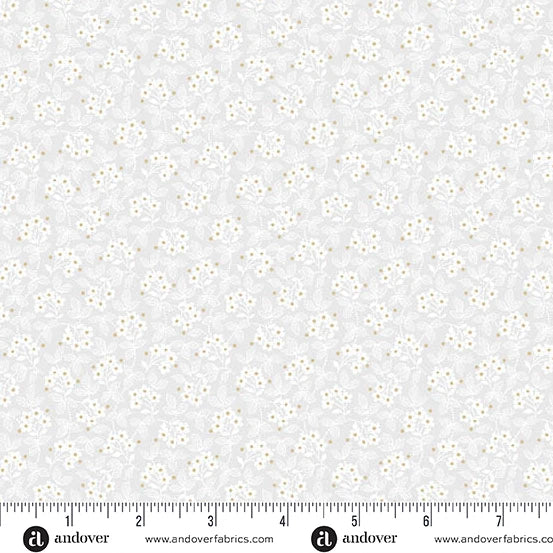 A10447-C - SIMPLY LIGHT - UNDERFOOT - SILVER - ANDOWER FABRICS