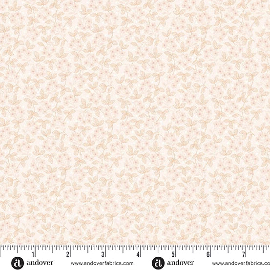 A10447-O - SIMPLY LIGHT - UNDERFOOT - APRICOT - ANDOWER FABRICS