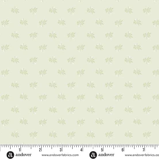 A10451-G - SIMPLY LIGHT - FROND - SAGE - ANDOWER FABRICS