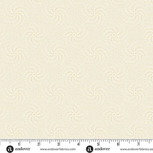 A10452-N - SIMPLY LIGHT - ORBITAL - OATMEAL - ANDOWER FABRICS