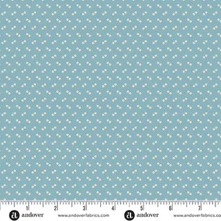 10478-B - BLUEBERRY DAISY - SPECIAL DELIVERY - LAUNDRY BASKET QUILTS - ANDOWER FABRICS