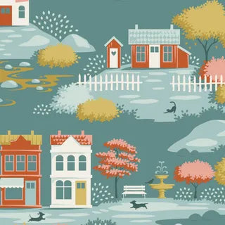 TEAL - VILLAGE - VILLAGE LIFE - TILDA - 110180