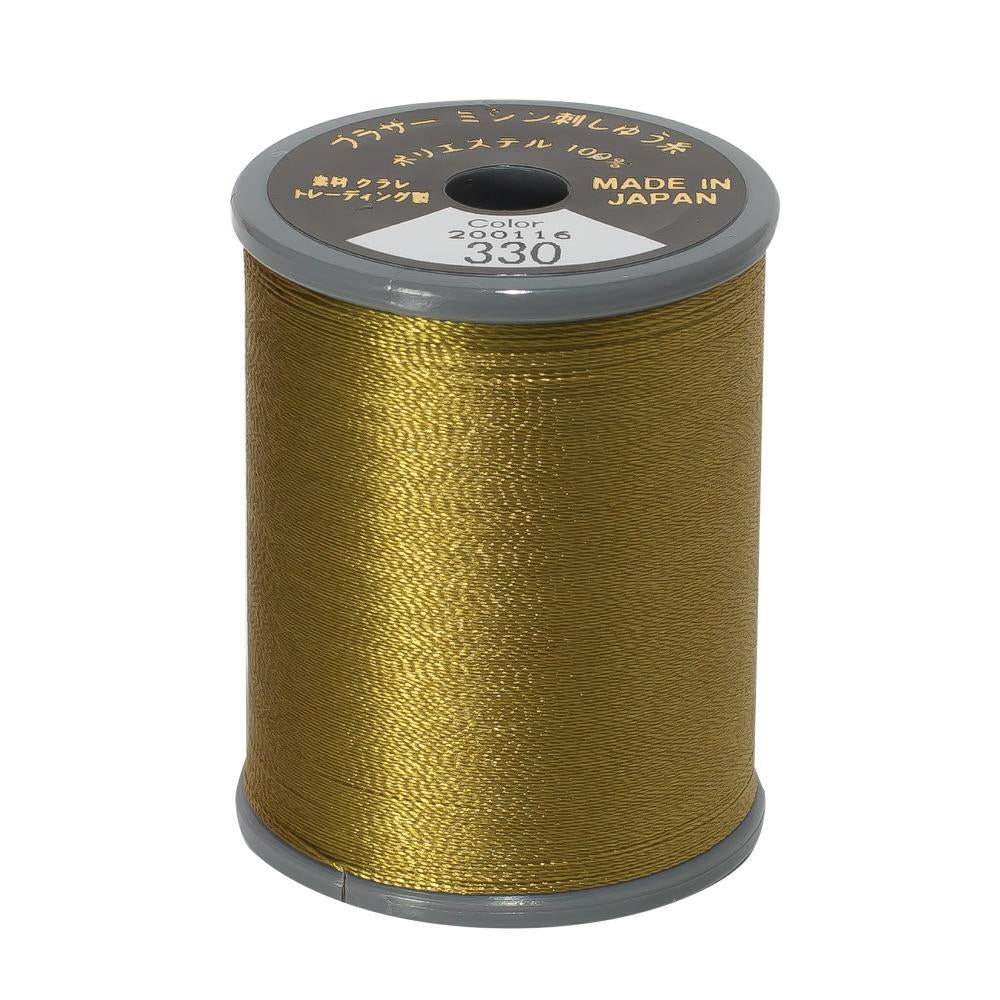 EMBROIDERY THREAD - RUSSET BROWN 330 - 50WT - 300M - BROTHER