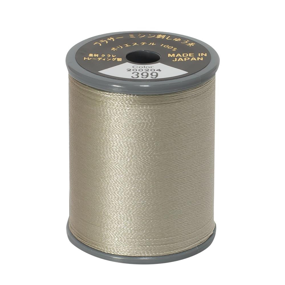 EMBROIDERY THREAD - WARM GREY 399 - 50WT - 300M - BROTHER