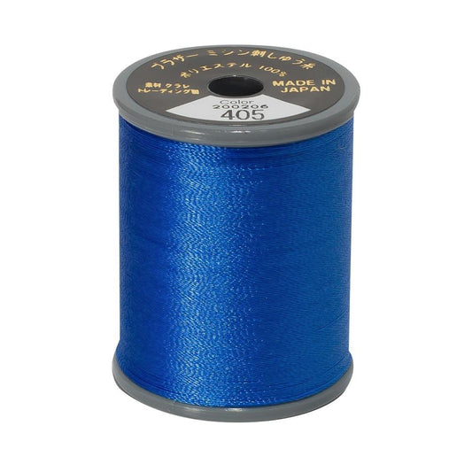 EMBROIDERY THREAD - BLUE 405 - 50WT - 300M - BROTHER