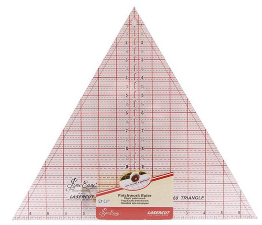 60 DEGREE TRIANGLE - SEW EASY