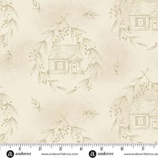 10469-L - WHEAT WILLOW COTTAGE - SPECIAL DELIVERY - LAUNDRY BASKET QUILTS - ANDOWER FABRICS
