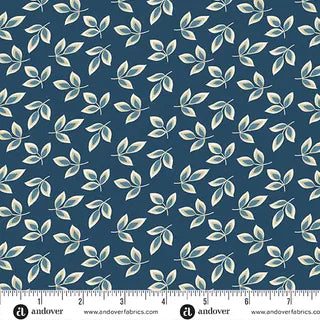 10471-B - INDIGO JEWELED - SPECIAL DELIVERY - LAUNDRY BASKET QUILTS - ANDOWER FABRICS