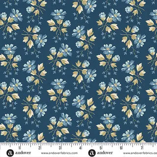 10479-B - NIGHT APPLE BLOSSOMS - SPECIAL DELIVERRY - LAUNDRY BASKET QUILTS - ANDOWER FABRICS
