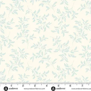 10484-L - CORNFLOWER FERN - SPECIAL DELIVERY - LAUNDRY BASKET QUILTS - ANDOWER FABRICS