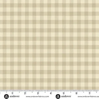 A1673-LN - LINEN GINGHAM - SPECIIAL DELIVERY - LAUNDRY BASKET QUILTS - ANDOWER FABRICS