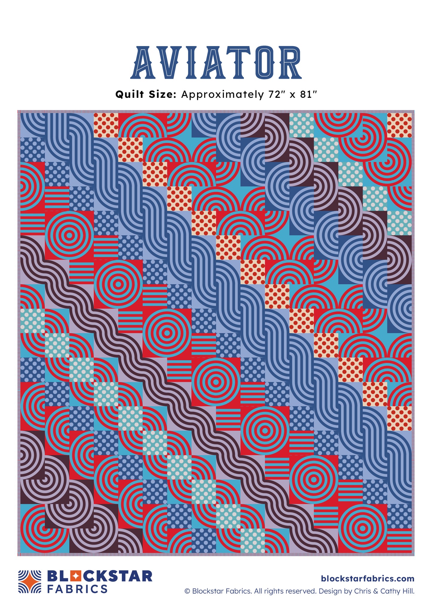 AVIATOR - BLOCKSTAR - CIRCUS FABRIC - PATTERN