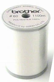 BOBBIN FILL - WHITE - 60 WT - COMBO MACHINES - BROTHER
