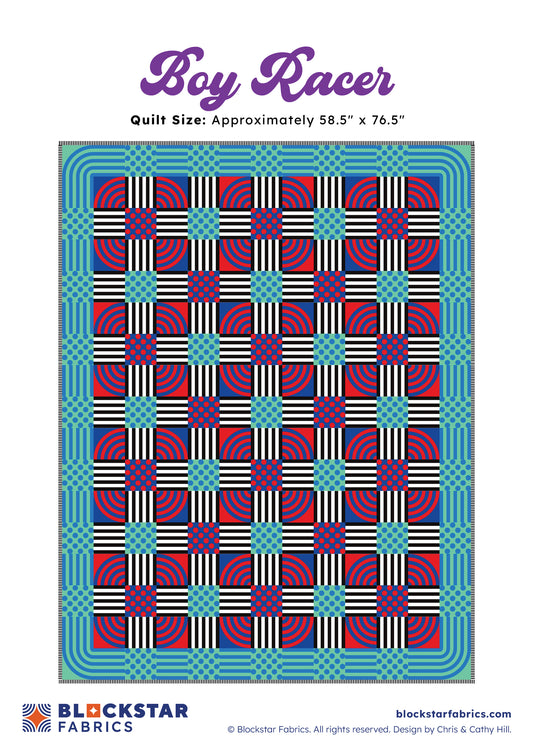 BOY RACER - BLOCKSTAR - CIRCUS FABRIC - PATTERN